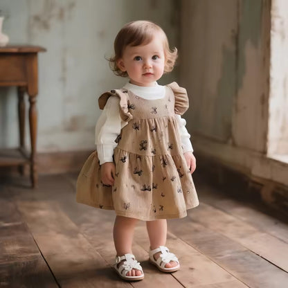 Zachte Jurk met Twee-in-één Look