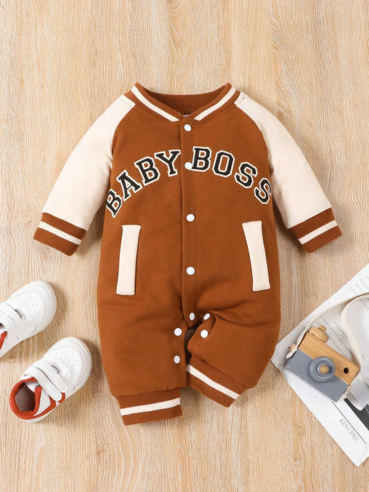 Baby Jumpsuit Lange Mouwen Modieuze Outfit