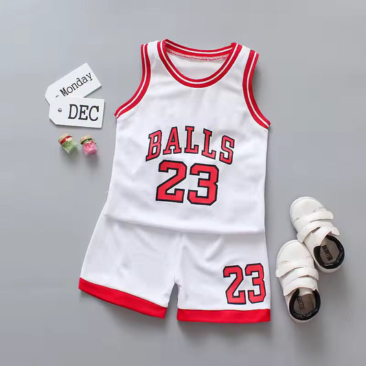Toddler sports jersey and shorts set