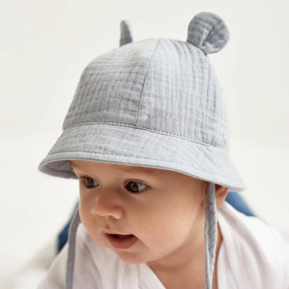 Baby Sun Hat with Bunny Ears