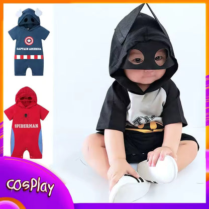 Superhero Style Baby Romper