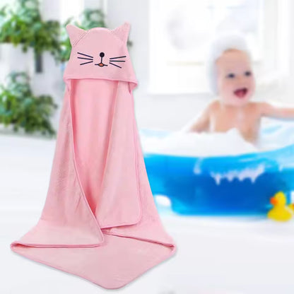 CuddleCat Bath Cape with Hood