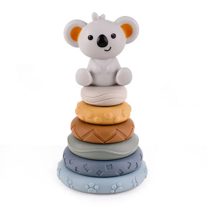 Silicone Baby Stacking Blocks 