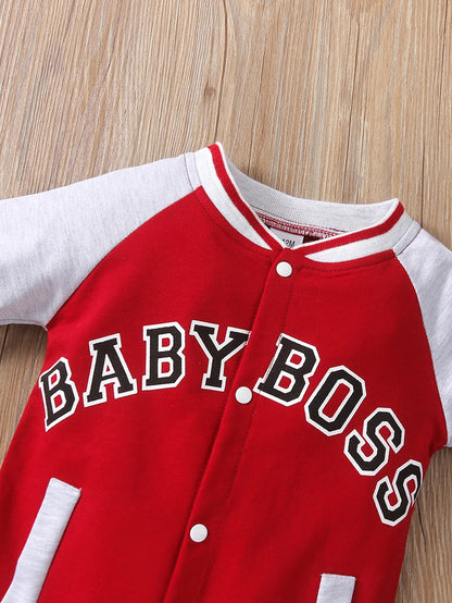 Baby Jumpsuit Long Sleeves Fashionable Outfit