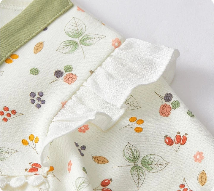 Romper Floral Print Pastoral Style 