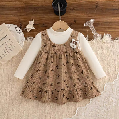 Soft Toddler Dress for Fall