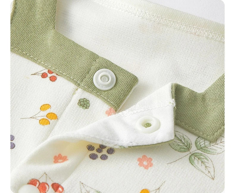 Romper Floral Print Pastoral Style 