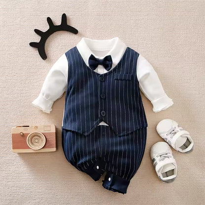 Newborn Gentleman Romper
