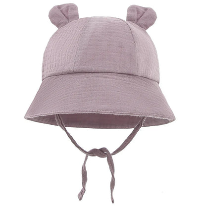 Baby Sun Hat with Bunny Ears