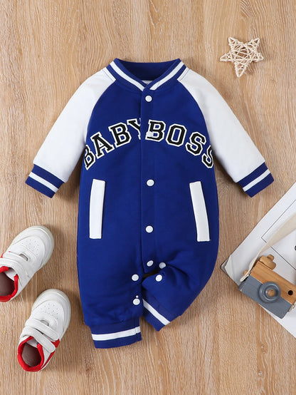 Baby Jumpsuit Long Sleeves Fashionable Outfit