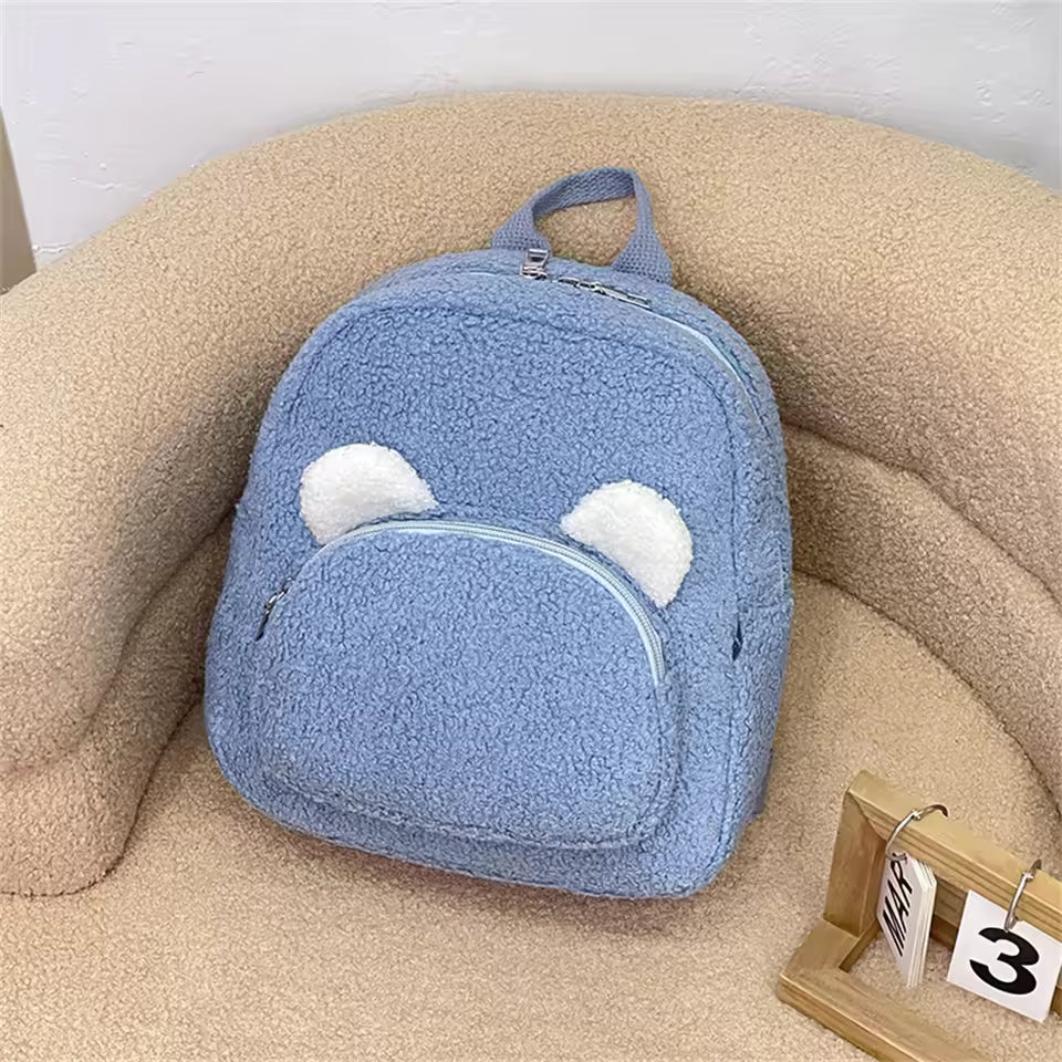Cartoon Bear Plush Backpack