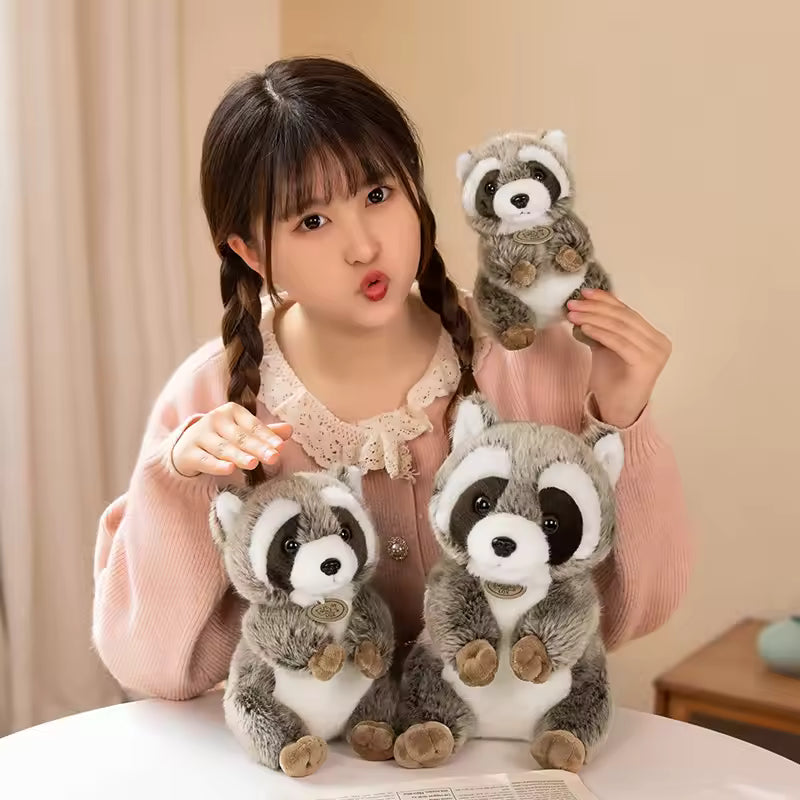 Raccoon cuddly toy