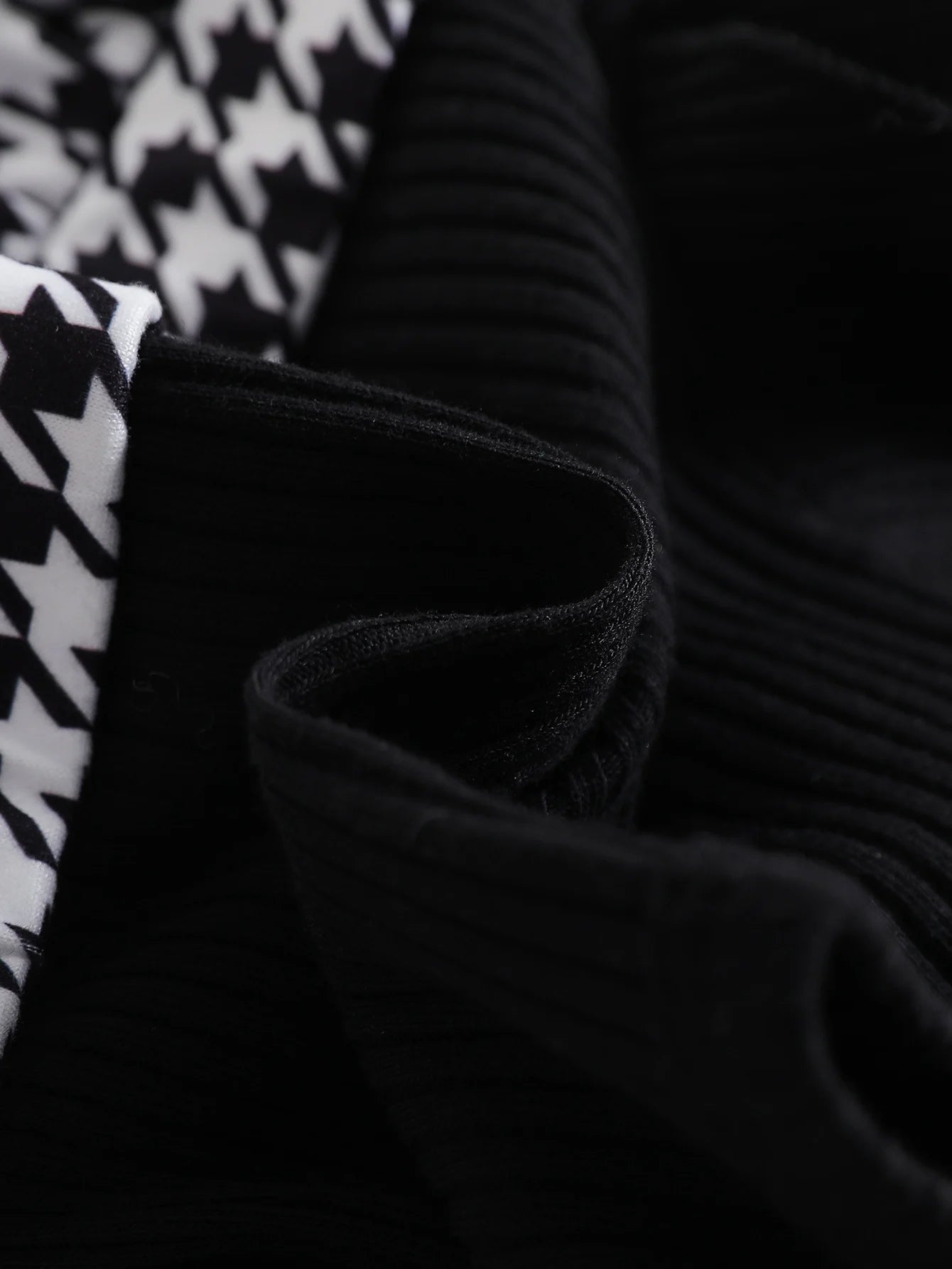 Summer Dress Baby Girl Checked Pattern Black