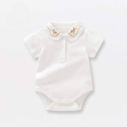 Airy Romper Baby Summer White