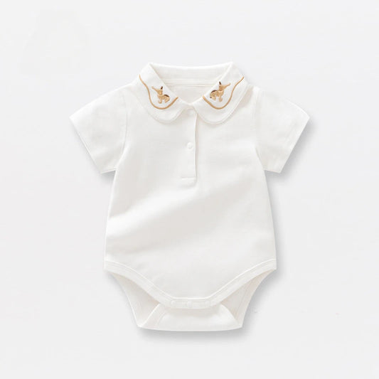 Airy Romper Baby Summer White