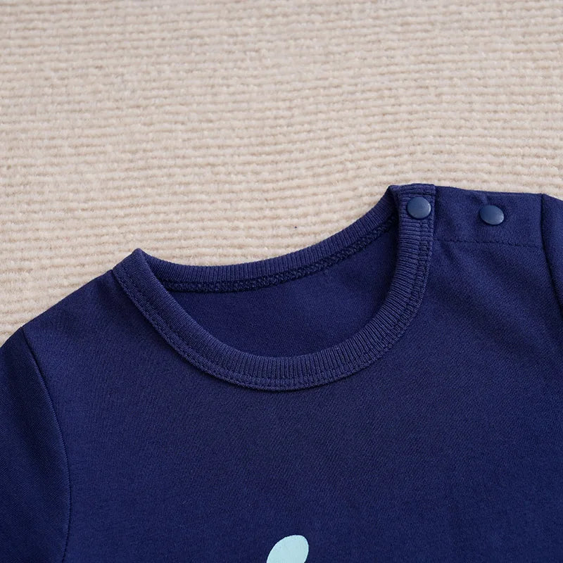 Baby Jumpsuit with 3D Elephant Summer Romper 