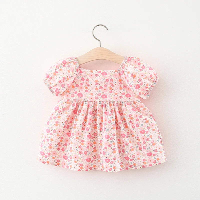 Luna Dress – Girls Summer Dress with Bow 