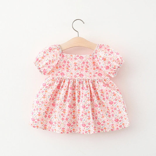 Luna Dress – Girls Summer Dress with Bow 