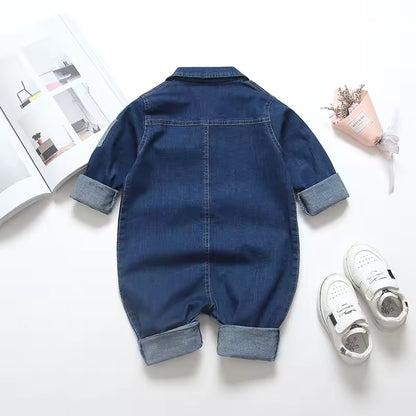 Denim Baby Romper