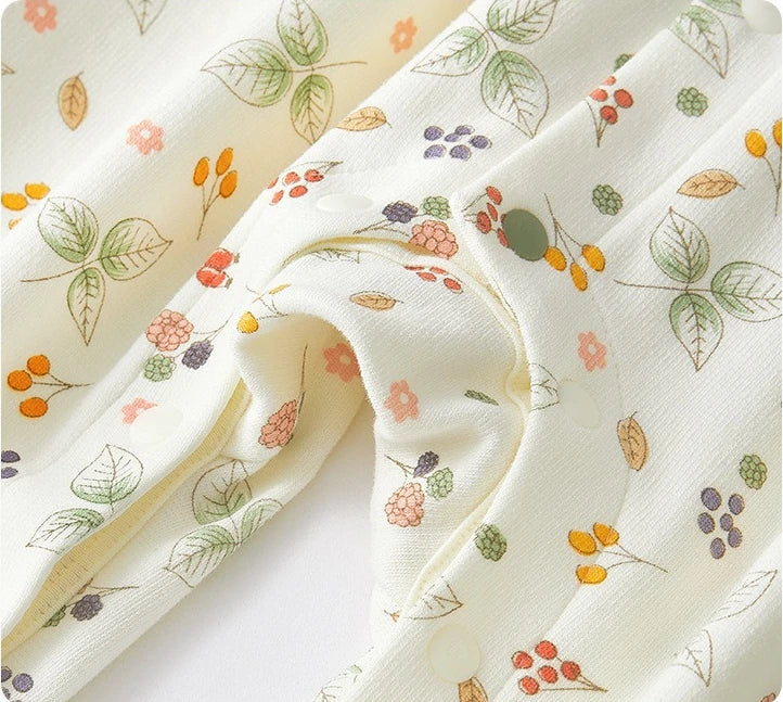 Romper Floral Print Pastoral Style 