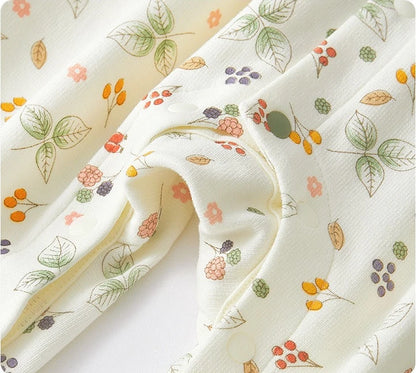 Romper Floral Print Pastoral Style 