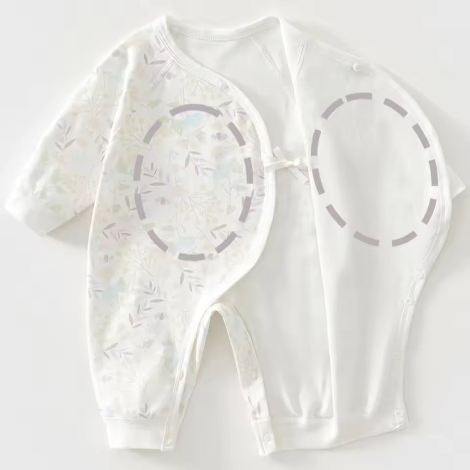 Baby Jumpsuit with Natural Print
