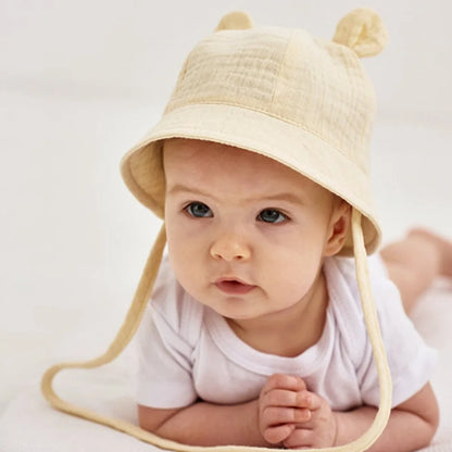 Baby Sun Hat with Bunny Ears