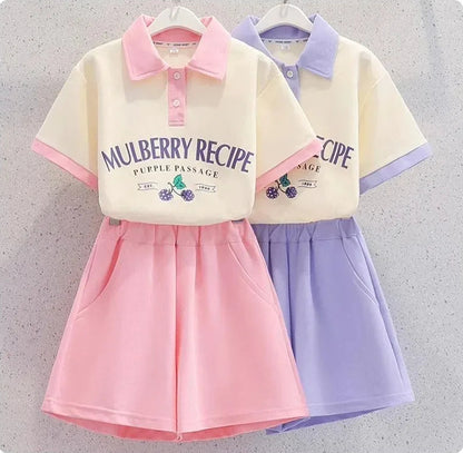 Summer Short Sleeve 2-Piece Set