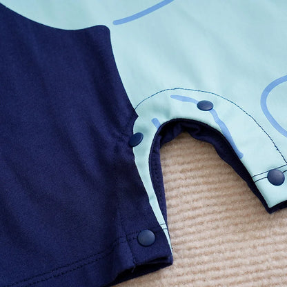 Baby Jumpsuit with 3D Elephant Summer Romper 