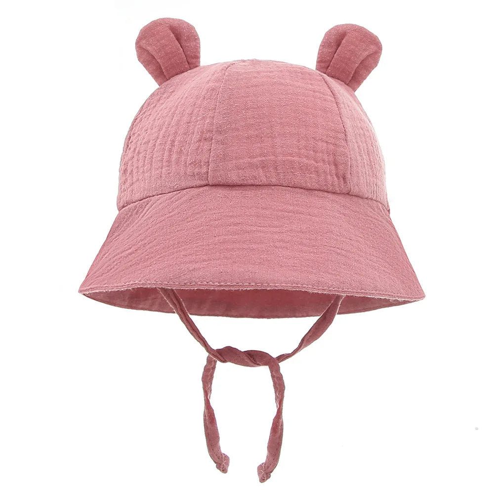 Baby Sun Hat with Bunny Ears
