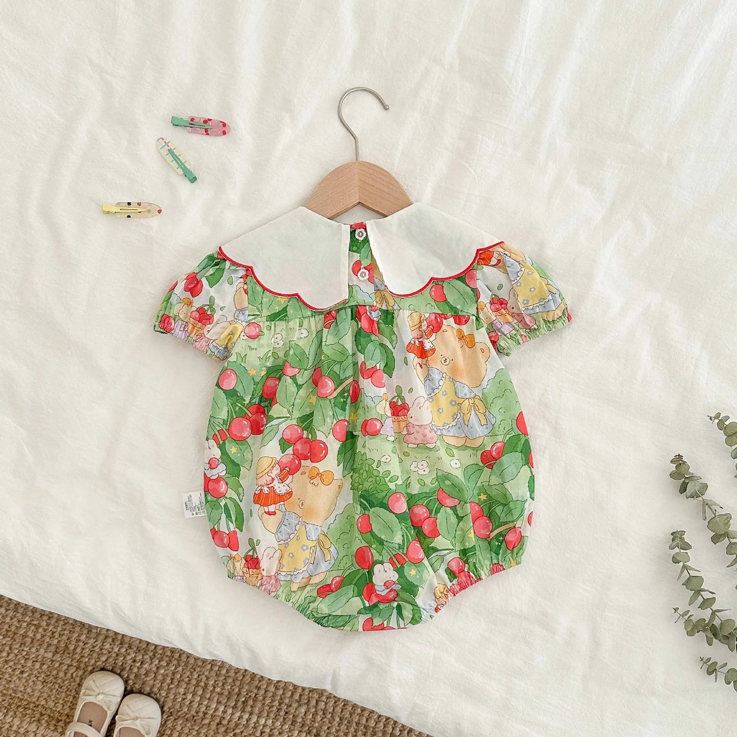 Cherry Animals Romper