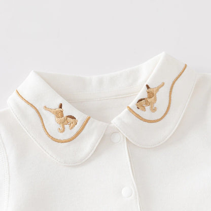 Airy Romper Baby Summer White