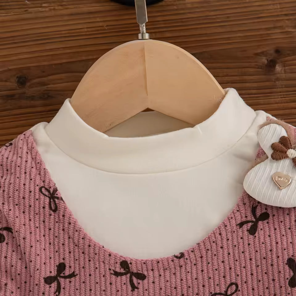 Soft Toddler Dress for Fall