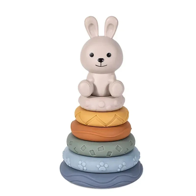 Silicone Baby Stacking Blocks 