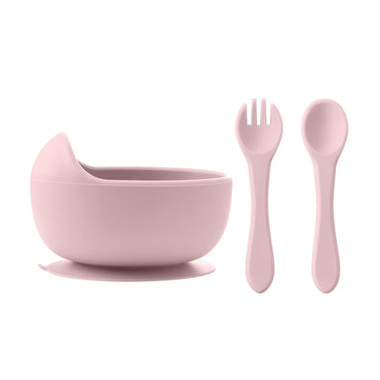 Silicone Baby Eating Set – 3-piece