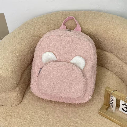 Cartoon Bear Plush Backpack