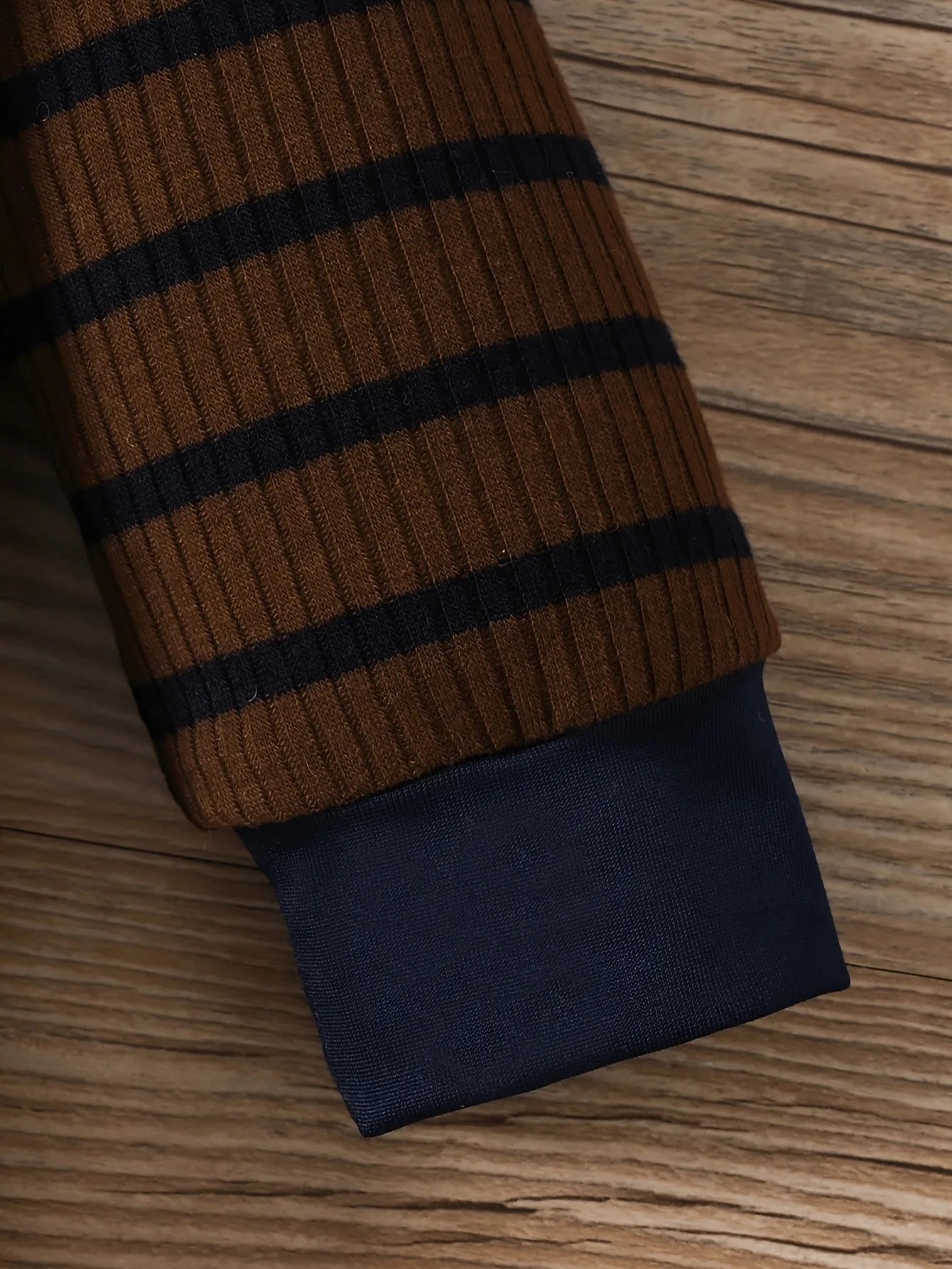 Baby Jumpsuit Spring &amp; Fall Striped Blue Long Sleeves 