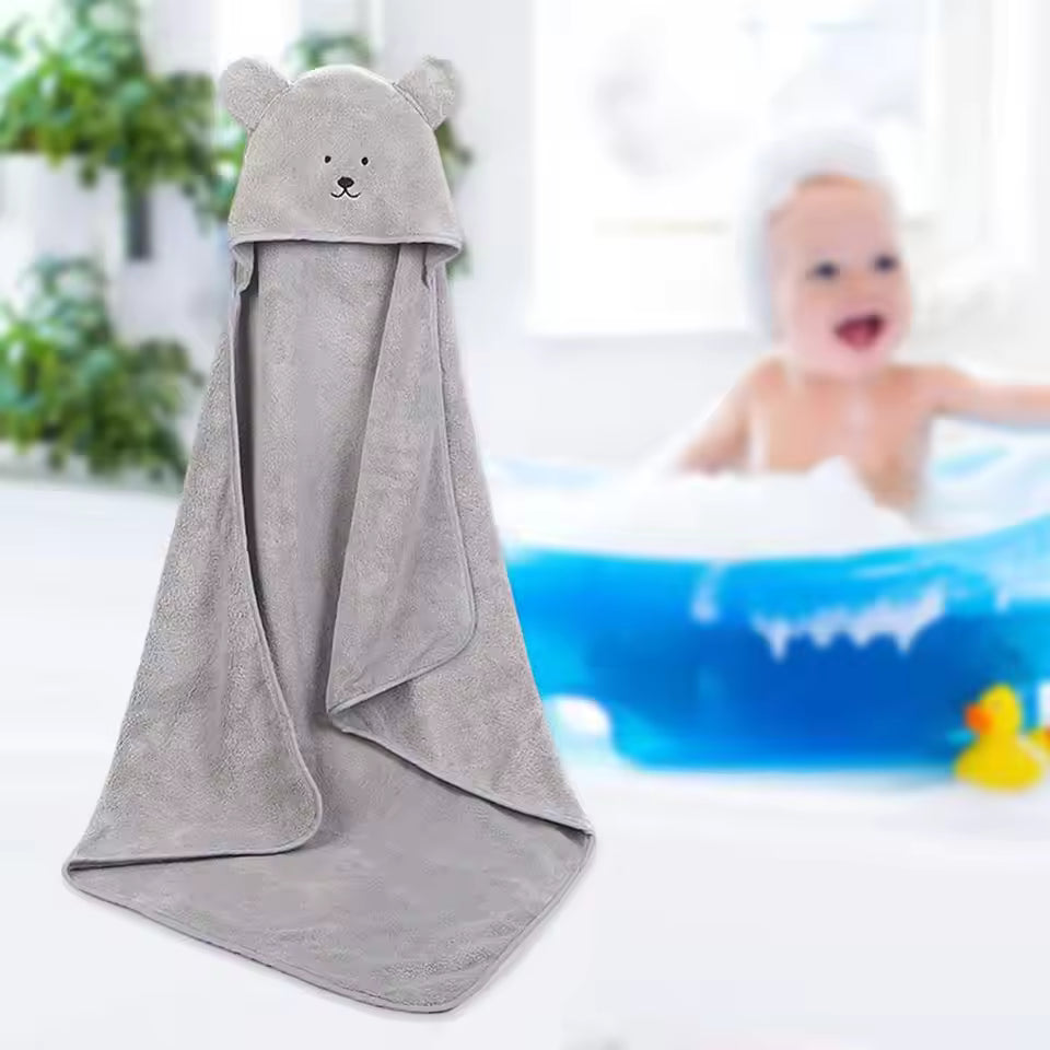 CuddleCat Bath Cape with Hood