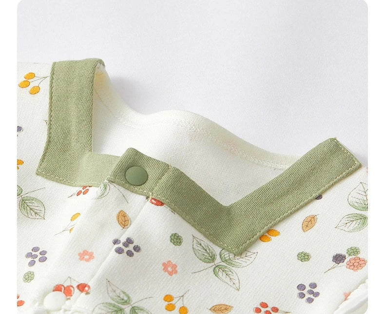 Romper Floral Print Pastoral Style 