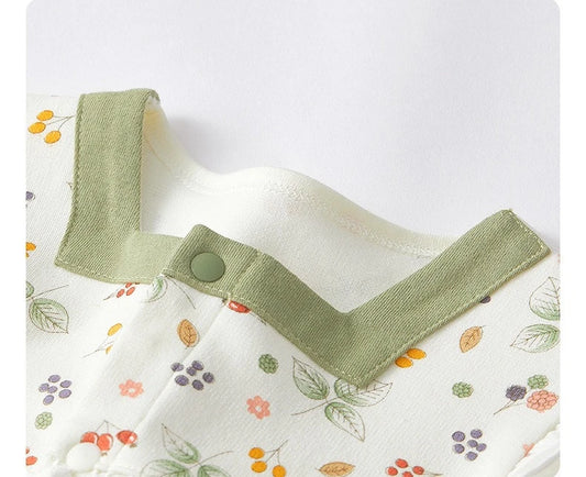 Romper Floral Print Pastoral Style 