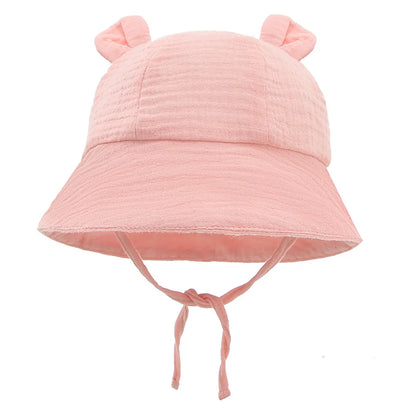Baby Sun Hat with Bunny Ears