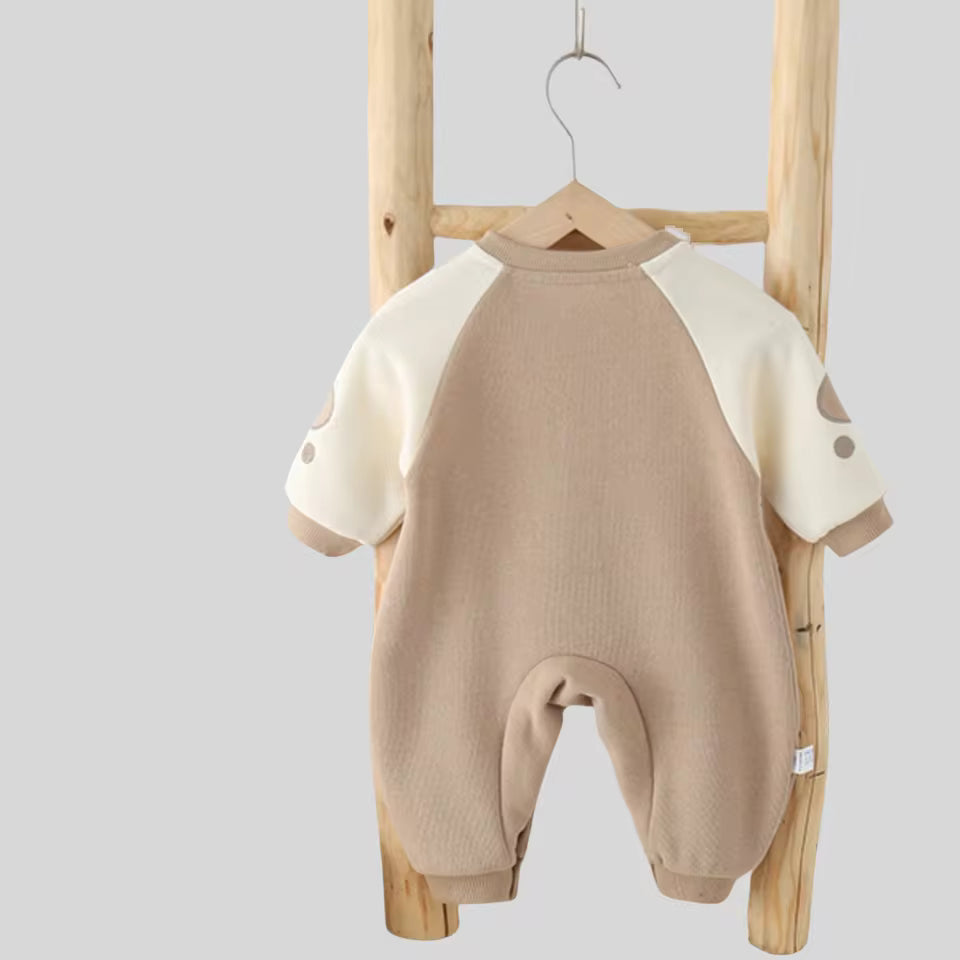 Waffle Knit Romper for Boys