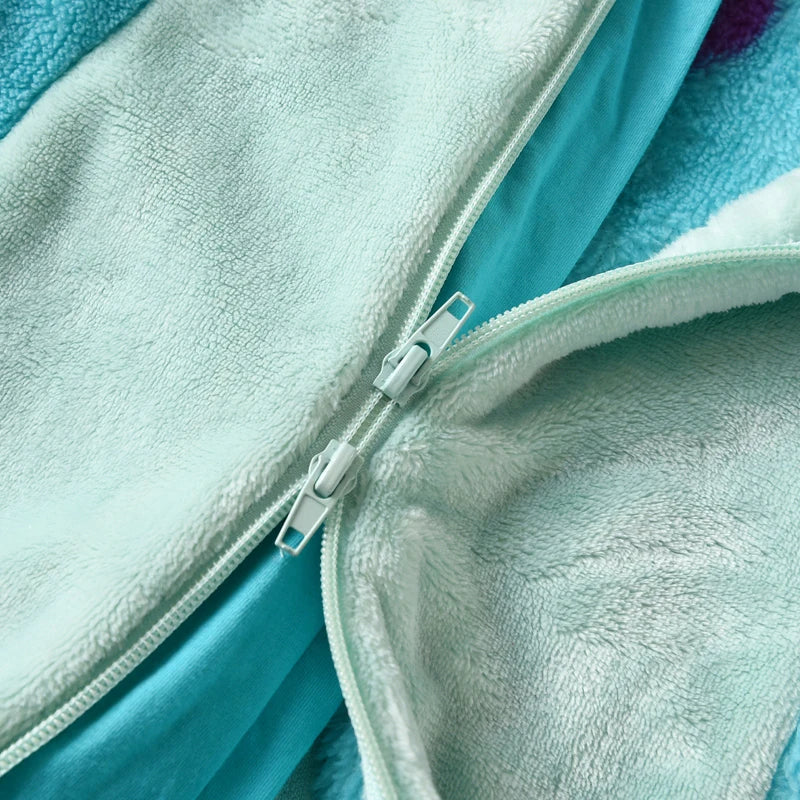 Lioraitiin Baby Winter Jumpsuit Fleece Horn Hood