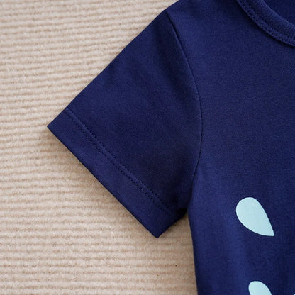 Baby Jumpsuit with 3D Elephant Summer Romper 