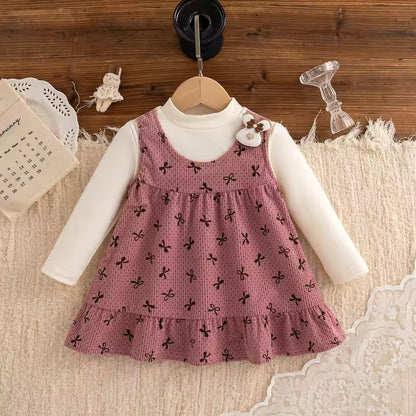 Soft Toddler Dress for Fall