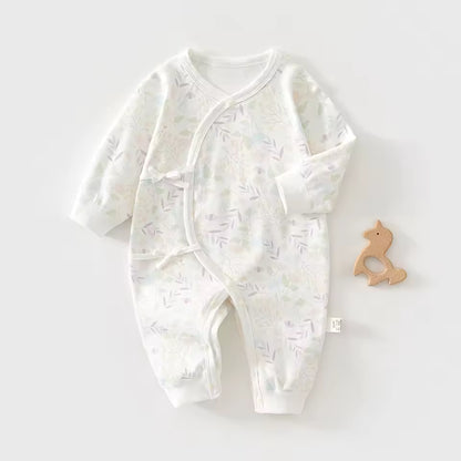 Baby Jumpsuit with Natural Print
