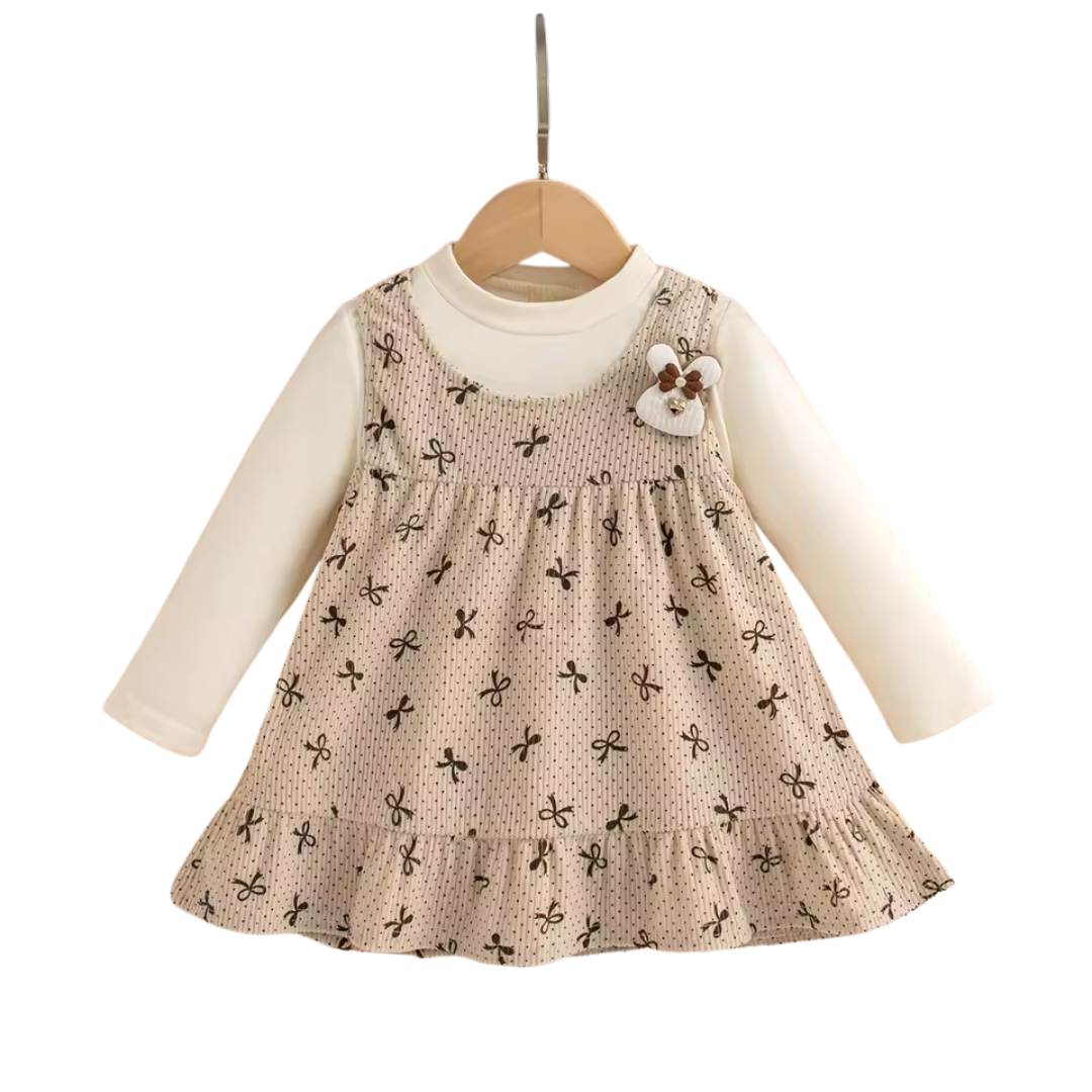 Soft Toddler Dress for Fall