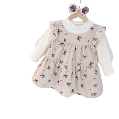 Zachte Jurk met Twee-in-één Look