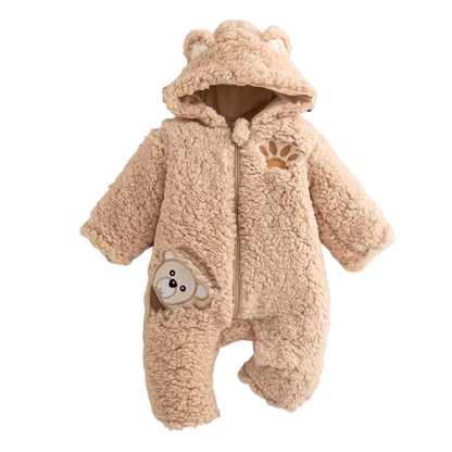 Winter Teddy Baby Romper