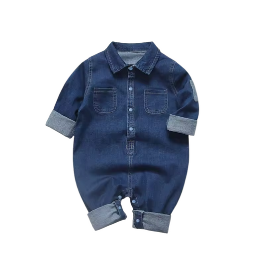 Denim Baby Romper